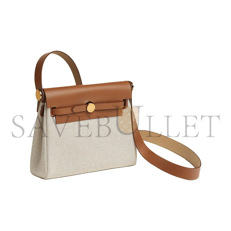 H**me5 herbag mini canvas and cowhide crossbody bag h085414ccaa (20*17*7cm)